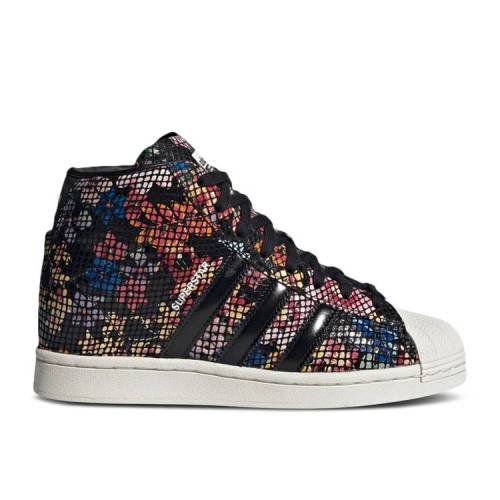 【 ADIDAS WMNS SUPERSTAR UP 'FLORAL TWIST' / CORE BLACK OFF WHITE RED 】 アディダス スーパースター コア 黒色 ブラック 白色 ホワイト 赤 レッド スニーカー レディース｜スニケス 27,885円