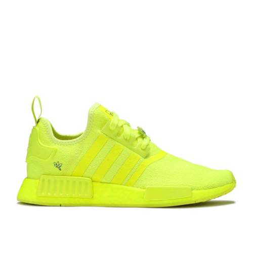 【 ADIDAS WMNS NMD_R1 'SOLAR YELLOW' / SOLAR YELLOW CORE BLACK CLOUD 】 アディダス 黄色 イエロー コア 黒色 ブラック スニーカー レディース|スニケス