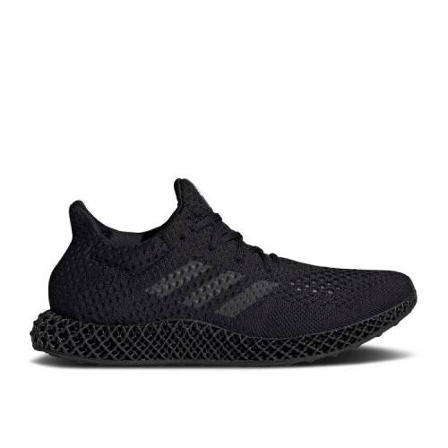 【 ADIDAS FUTURECRAFT 4D BLACK CARBON / CORE BLACK CARBON CORE BLACK 】 アディダス コア 黒色 ブラック カーボン スニーカー メンズ