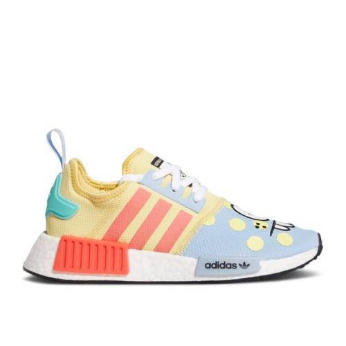 【 ADIDAS KEVIN LYONS X NMD_R1 REFINED BIG KID 'MONSTER' / SAND BRIGHT CORAL CLEAR SKY 】 アディダス ケビン 砂色 サンド スカイ ジュニア キッズ ベビー マタニティ スニーカー|スニケス