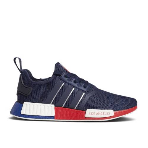 【 ADIDAS NMD_R1 UNITED BY SNEAKERS - LOS ANGELES / COLLEGIATE NAVY SILVER METALLIC 】 アディダス 紺色 ネイビー 銀色 シルバー ロサンゼルス スニーカー メンズ