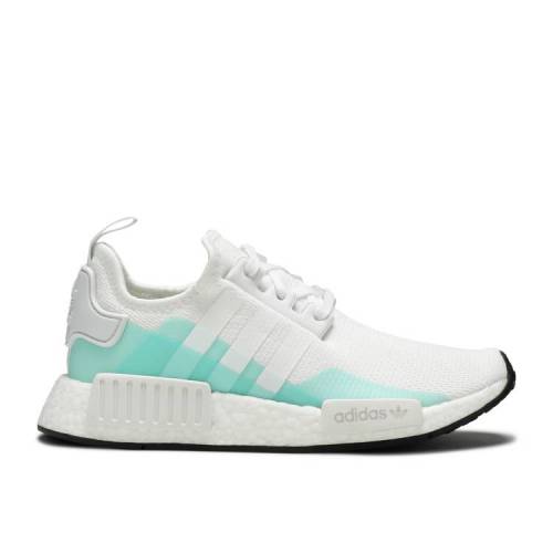 アディダス Adidas アディダス 白妙 紅毛 Nmd R1 White Mint 息男 キッズ Adidas J Clear Cloud White Mint Pghintheround Com