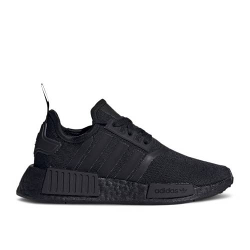 【 ADIDAS NMD_R1 J \'TRIPLE BLACK\' / CORE BLACK CORE BLACK CORE BLACK 】 アディダス コア 黒色 ブラック ジュニア キッズ ベビー マタニティ スニーカー