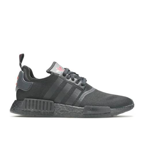 【 ADIDAS WMNS NMD_R1 'CORE BLACK' / CORE BLACK CORE BLACK SCARLET 】 アディダス コア 黒色 ブラック スニーカー レディース