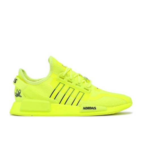 【 ADIDAS NMD_R1 V2 'SOLAR YELLOW' / SOLAR YELLOW CORE BLACK CLOUD 】 アディダス 黄色 イエロー コア 黒色 ブラック スニーカー メンズ