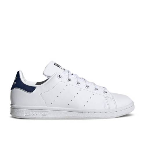 【 ADIDAS STAN SMITH J 'WHITE DARK BLUE' / CLOUD WHITE CLOUD WHITE DARK 】 アディダス 白色 ホワイト スタンスミス ジュニア キッズ ベビー マタニティ スニーカー｜スニケス 18,870円