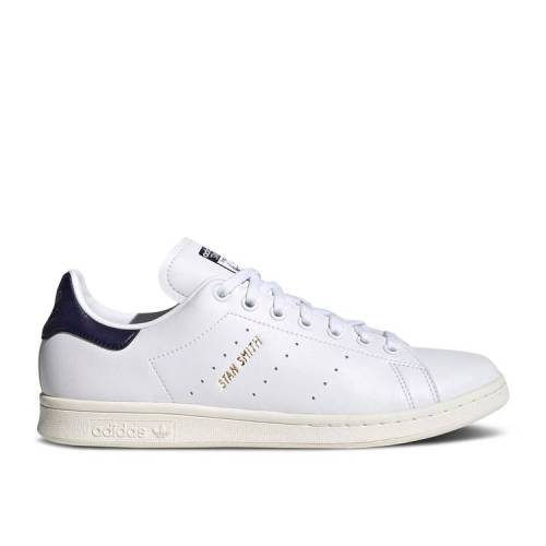 【 ADIDAS STAN SMITH 'WHITE COLLEGIATE NAVY' / CLOUD WHITE COLLEGIATE NAVY OFF 】 アディダス 白色 ホワイト 紺色 ネイビー スタンスミス スニーカー メンズ