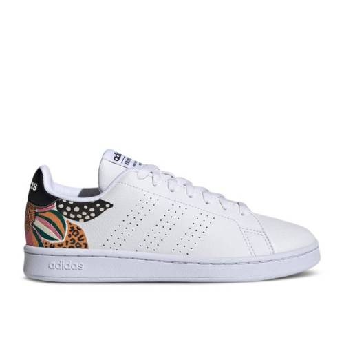 【 ADIDAS FARM RIO X WMNS ADVANTAGE 'WHITE FLORAL' / CLOUD WHITE CLOUD WHITE CORE 】 アディダス リオ 白色 ホワイト コア スニーカー レディース