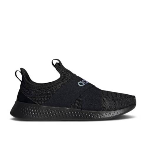 【 ADIDAS WMNS PUREMOTION ADAPT \u0027BLACK IRIDESCENT\u0027 / CORE BLACK CORE BLACK IRIDESCENT 】 アディダス アダプト 中核グループ 黒いこと 黒いこと スニーカー レディース