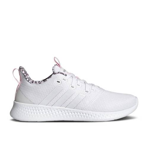 【 ADIDAS WMNS PUREMOTION \u0027WHITE LEOPARD\u0027 / CLOUD WHITE CLOUD WHITE CLEAR 】 アディダス 白いこと 白いこと スニーカー レディース