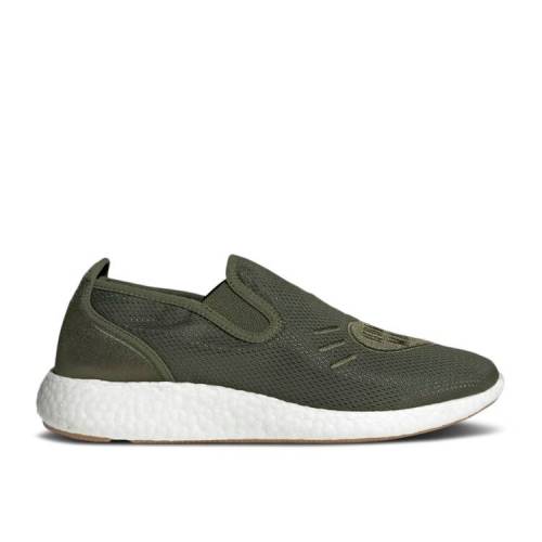 【 ADIDAS HUMAN MADE X PURE SLIP-ON 'WILD PINE' / WILD PINE WILD PINE CORE BLACK 】 アディダス ピュア スリッポン ワイルド コア 黒色 ブラック スニーカー メンズ