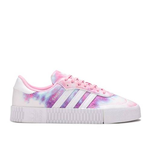 【 ADIDAS WMNS SAMBAROSE 'TIE DYE - TRUE PINK' / TRUE PINK CLOUD WHITE TRUE PINK 】 アディダス ピンク 白色 ホワイト スニーカー レディース|スニケス