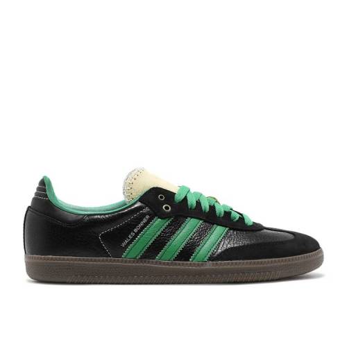 【 ADIDAS WALES BONNER X SAMBA 'BLACK GREEN' / CORE BLACK CREAM WHITE GREEN 】 アディダス サンバ コア 黒色 ブラック クリーム 白色 ホワイト 緑 グリーン スニーカー メンズ