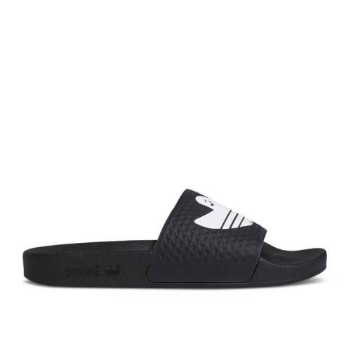 【 ADIDAS SHMOOFOIL SLIDES \u0027BLACK WHITE\u0027 / CORE BLACK CLOUD WHITE CLOUD 】 アディダス 中核グループ 黒いこと 黒いこと 白いこと 白いこと スニーカー メンズ 靴-メンズ靴-スニーカー