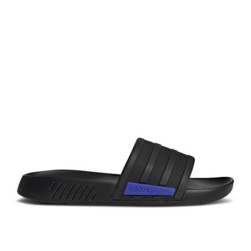 【 ADIDAS RACER TR SLIDE BLACK SONIC INK / CORE BLACK CORE BLACK SONIC INK 】 アディダス サンダル コア 黒色 ブラック スニーカー メンズ