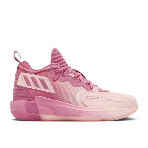 【 ADIDAS DAME 7 EXTPLY GCA 'D.O.L.L.A.' / ROSE TONE ICE PINK CLOUD WHITE 】 アディダス ローズ ピンク 白色 ホワイト スニーカー メンズ