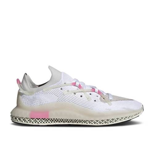 【 ADIDAS 4D FUSIO 'CLOUD WHITE PINK' / CLOUD WHITE CORE BLACK CREAM 】 アディダス 白色 ホワイト コア 黒色 ブラック クリーム スニーカー メンズ｜スニケス