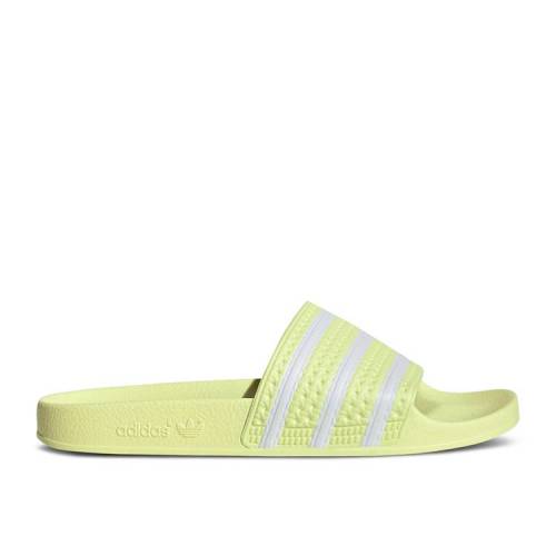 【 ADIDAS ADILETTE SLIDE 'PULSE YELLOW' / PULSE YELLOW CLOUD WHITE PULSE 】 アディダス アディレッタ サンダル 黄色 イエロー 白色 ホワイト スニーカー メンズ｜スニケス