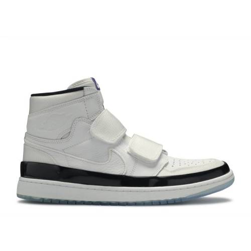 【 AIR JORDAN JORDAN 1 RETRO HIGH DOUBLE STRAP 'CONCORD' / WHITE BLACK DARK CONCORD 】 ナイキ ハイ ストラップ 白色 ホワイト 黒色 ブラック コンコルド コンコード エアジョーダン スニーカー メンズ