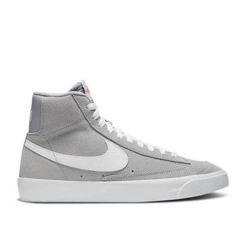 【 NIKE BLAZER MID '77 GS 'WOLF GREY' / WOLF GREY BLACK TOTAL ORANGE 】 ブレイザー ミッド 灰色 グレー 黒色 ブラック 橙 オレンジ ジュニア キッズ ベビー マタニティ スニーカー ナイキ|スニケス