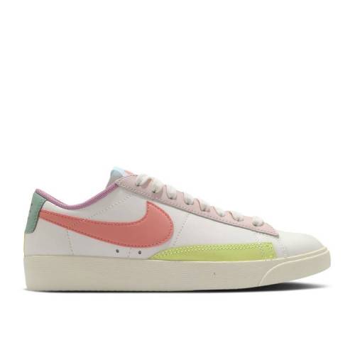 【 NIKE WMNS BLAZER LOW LE \u0027PASTEL\u0027 / SAIL BRIGHT CRIMSON COCONUT MILK 】 ブレイザー クリムゾン スニーカー レディース ナイキ