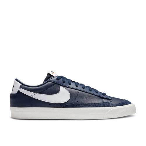 【 NIKE BLAZER LOW '77 VINTAGE 'MIDNIGHT NAVY' / MIDNIGHT NAVY WHITE 】 ブレイザー ビンテージ ヴィンテージ 紺色 ネイビー 白色 ホワイト スニーカー メンズ ナイキ|スニケス