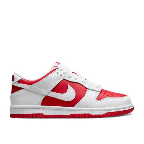【 NIKE DUNK LOW GS 'CHAMPIONSHIP RED' / UNIVERSITY RED WHITE TOTAL 】 ダンク 赤 レッド 白色 ホワイト ダンクロー ジュニア キッズ ベビー マタニティ スニーカー ナイキ|スニケス