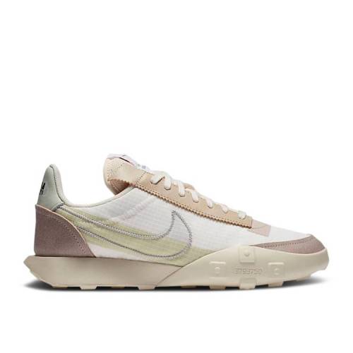 【 NIKE WMNS WAFFLE RACER LX 'PALE IVORY' / PALE IVORY MUSLIN JADE AURA 】 ワッフル アイボリー 翡翠 ジェード オーラ スニーカー レディース ナイキ
