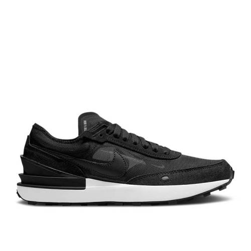 【 NIKE WAFFLE ONE GS 'BLACK' / BLACK WHITE ORANGE BLACK 】 ワッフル 黒色 ブラック 白色 ホワイト 橙 オレンジ ジュニア キッズ ベビー マタニティ スニーカー ナイキ｜スニケス