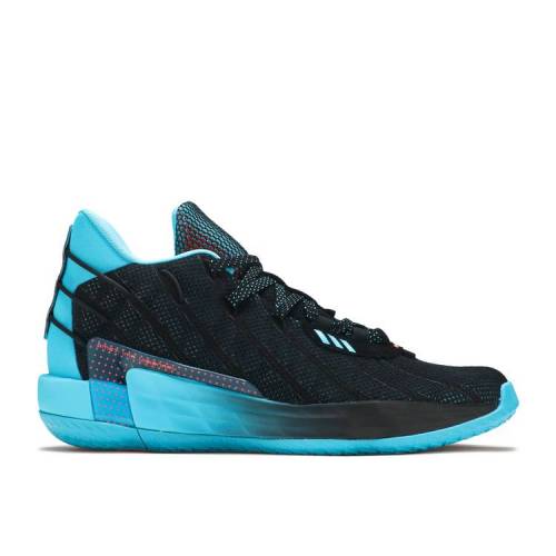 【 ADIDAS DAME 7 'IMA VISIONARY' / BLACK SIGNAL PINK SIGNAL CYAN 】 アディダス 黒色 ブラック ピンク シアン スニーカー メンズ