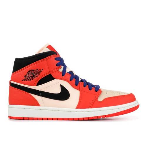 【 AIR JORDAN JORDAN 1 RETRO MID SE 'TEAM ORANGE' / TEAM ORANGE BLACK 】 ナイキ ミッド チーム 橙 オレンジ 黒色 ブラック エアジョーダン スニーカー メンズ|スニケス
