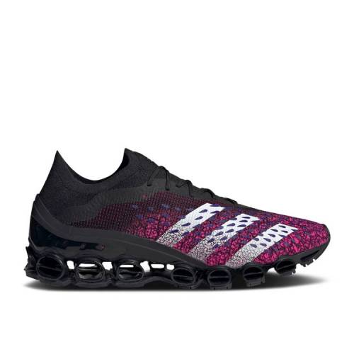 【 ADIDAS PREDATOR.1 MICROBOUNCE 'DEMONSKIN - BLACK SHOCK PINK' / CORE BLACK CLOUD WHITE SHOCK 】 アディダス 黒色 ブラック ショック コア 白色 ホワイト スニーカー メンズ|スニケス
