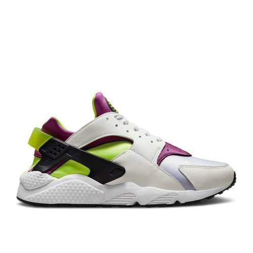 【 NIKE AIR HUARACHE MAGENTA / WHITE NEON YELLOW MAGENTA BLACK 】 ハラチ 白色 ホワイト 黄色 イエロー マジェンタ 黒色 ブラック スニーカー メンズ ナイキ