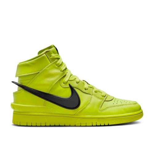 ナイキ Nike ダンク ハイ 脚韻 涅色 黒人 ダンクハイ Flash Lime スニーカー メンズ Nike Ambush X Flash Lime Black Pghintheround Com