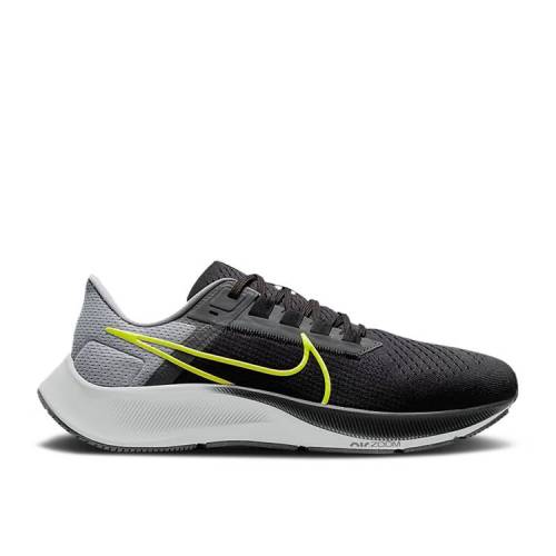 【 NIKE AIR ZOOM PEGASUS 38 'DARK SMOKE GREY VOLT' / DARK SMOKE GREY SMOKE GREY LIGHT 】 ズーム ペガサス 灰色 グレー ズームペガサス スニーカー メンズ ナイキ|スニケス