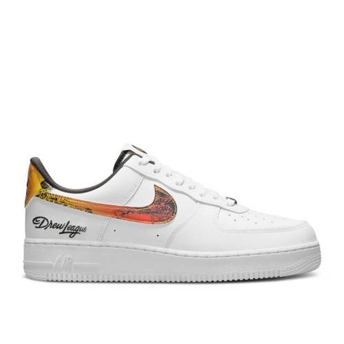 【 NIKE AIR FORCE 1 DREW LEAGUE 2021 / WHITE BLACK MULTI COLOR 】 白色 ホワイト 黒色 ブラック エアフォース スニーカー メンズ ナイキ