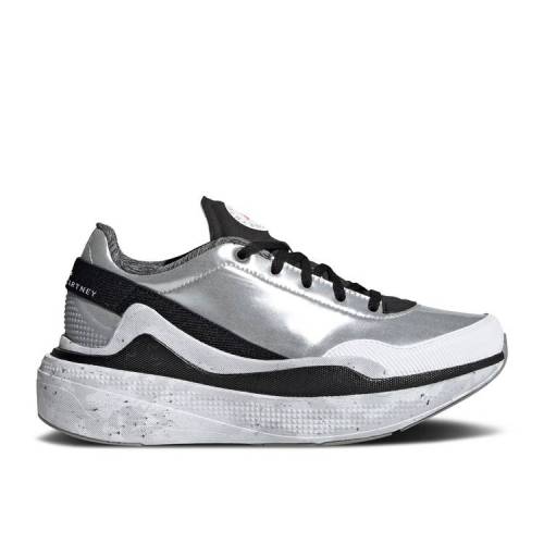 【 ADIDAS STELLA MCCARTNEY X WMNS EARTHLIGHT \u0027SILVER METALLIC\u0027 / SILVER METALLIC CORE BLACK CORE 】 アディダス しろがね色 しろがね色 中核グループ 黒いこと 黒いこと スニーカー レディース