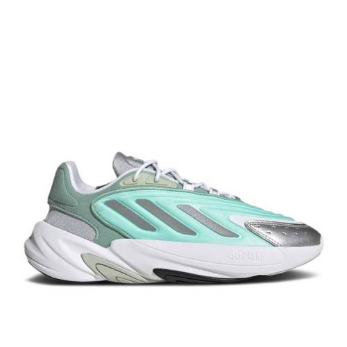 【 ADIDAS WMNS OZELIA 'HAZY GREEN SILVER METALLIC' / HAZY GREEN CLEAR MINT SILVER 】 アディダス 緑 グリーン 銀色 シルバー スニーカー レディース 22,500円