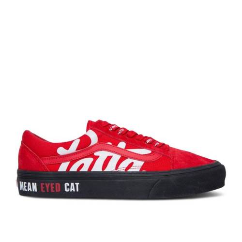 【 VANS PATTA X OLD SKOOL VLT LX 'MEAN EYED CAT - HIGH RISK RED' / HIGH RISK RED BLACK 】 バンズ ハイ 赤 レッド 黒色 ブラック オールドスクール スニーカー メンズ ヴァンズ