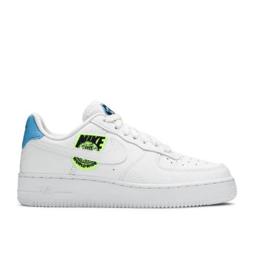 【 NIKE WMNS AIR FORCE 1 \u002707 SE \u0027WORLDWIDE PACK - VOLT\u0027 / WHITE VOLT LASER BLUE WHITE 】 白いこと 白いこと レーザ 青味 青味 空軍 スニーカー レディース ナイキ