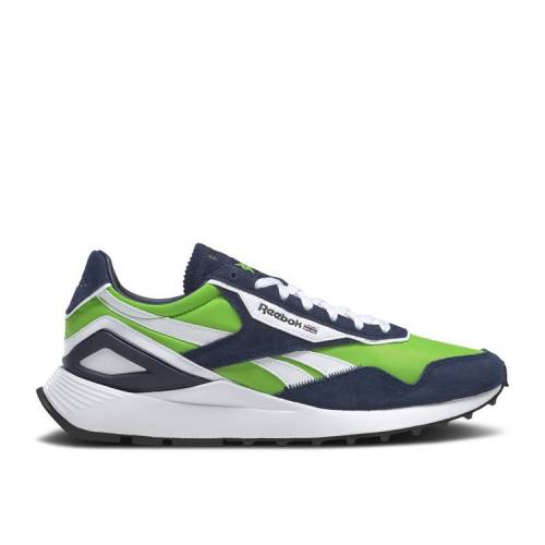【 REEBOK CLASSIC LEATHER LEGACY AZ EMI SOLAR GREEN VECTOR NAVY / SEMI SOLAR GREEN VECTOR NAVY 】 リーボック クラシック レザー レガシー 緑 グリーン 紺色 ネイビー スニーカー メンズ