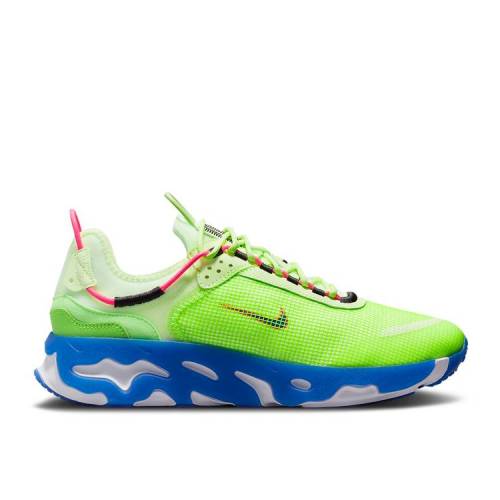 【 NIKE REACT LIVE PREMIUM 'BARELY VOLT HYPER ROYAL' / BARELY VOLT ELECTRIC GREEN HYPER 】 リアクト プレミアム 緑 グリーン スニーカー メンズ ナイキ
