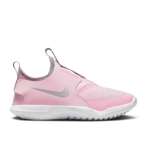 【 NIKE FLEX RUNNER PS 'PINK FOAM METALLIC SILVER' / PINK FOAM LIGHT SMOKE GREY 】 ピンク 灰色 グレー ジュニア キッズ ベビー マタニティ スニーカー ナイキ|スニケス