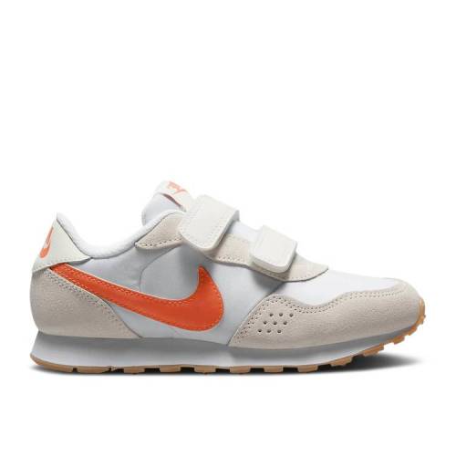 【 NIKE MD VALIANT PS 'WHITE ORANGE' / WHITE SUMMIT WHITE SAIL ORANGE 】 白色 ホワイト 橙 オレンジ ジュニア キッズ ベビー マタニティ スニーカー ナイキ|スニケス