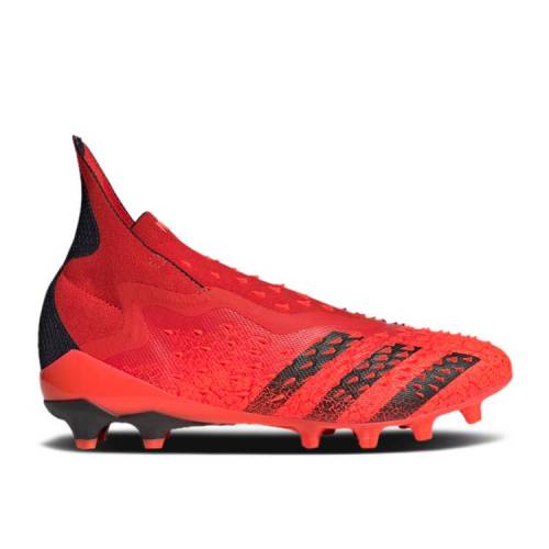 【 ADIDAS PREDATOR FREAK+ AG \u0027DEMONSKIN - SOLAR RED\u0027 / RED CORE BLACK SOLAR RED 】 アディダス プレデター 赤 赤いこと 中核グループ 黒いこと 黒いこと スニーカー メンズ