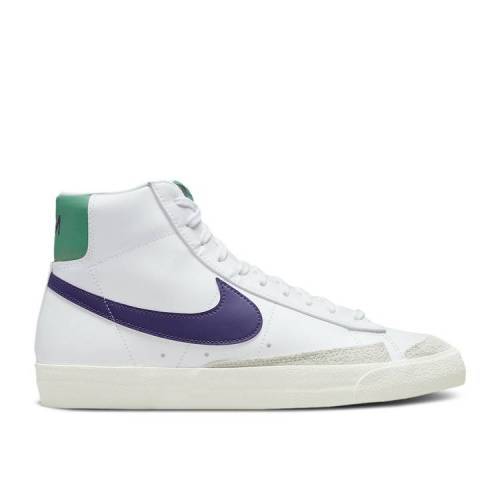 【 NIKE BLAZER MID '77 VNTG 'JOKER' / WHITE COURT PURPLE GREEN NOISE 】 ブレイザー ミッド 白色 ホワイト コート 紫 パープル 緑 グリーン スニーカー メンズ ナイキ|スニケス
