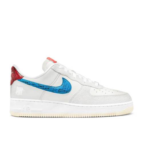 【 NIKE UNDEFEATED X AIR FORCE 1 LOW \u00275 ON IT\u0027 / GREY FOG IMPERIAL BLUE 】 アンディフィーテッド 薄墨色 薄墨色 青味 青み 空軍 スニーカー メンズ ナイキ