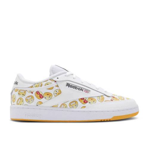【 REEBOK CLUB C 85 'EMOJI' / WHITE FIEGOL BLACK 】 リーボック クラブ 白色 ホワイト 黒色 ブラック スニーカー メンズ 26,910円