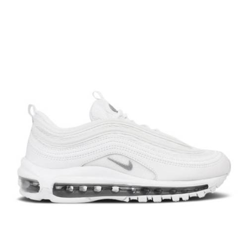 【 NIKE AIR MAX 97 GS / WHITE WOLF GREY BLACK 】 マックス 白色 ホワイト 灰色 グレー 黒色 ブラック エアマックス ジュニア キッズ ベビー マタニティ スニーカー ナイキ|スニケス