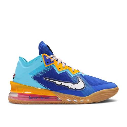 【 NIKE SPACE JAM X LEBRON 18 LOW EP \u0027WILE E. ROADRUNNER\u0027 / RACER BLUE BALTIC BLUE 】 ジャム レブロン 青味 青色 あき場所ジャム スニーカー メンズ ナイキ メンズ靴-スニーカー-靴